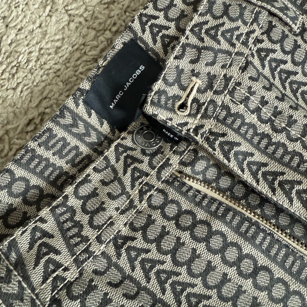Marc Jacobs Wide Monogram Patterned Pants - Picture 7 of 10